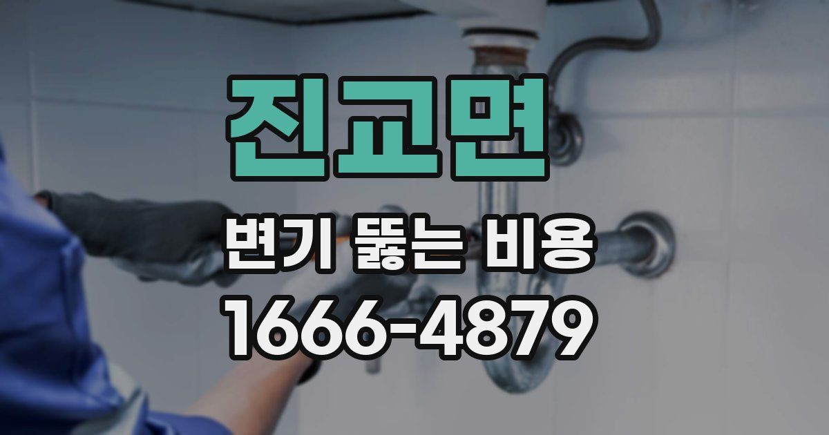 진교면 변기 뚫는 비용
