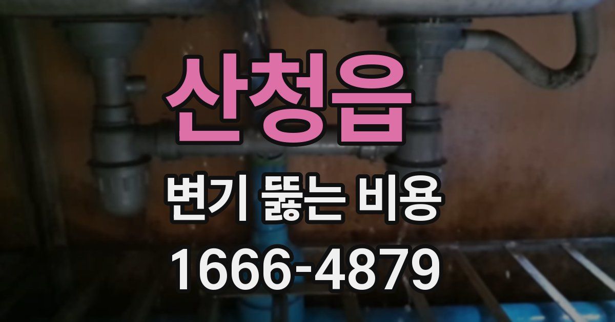 산청읍 변기 뚫는 비용