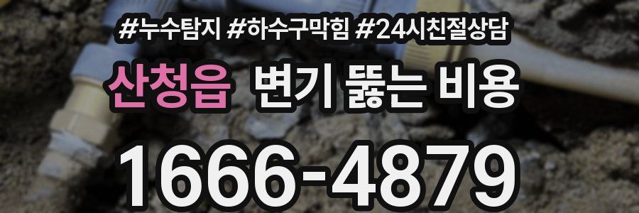 산청읍 변기 뚫는 비용
