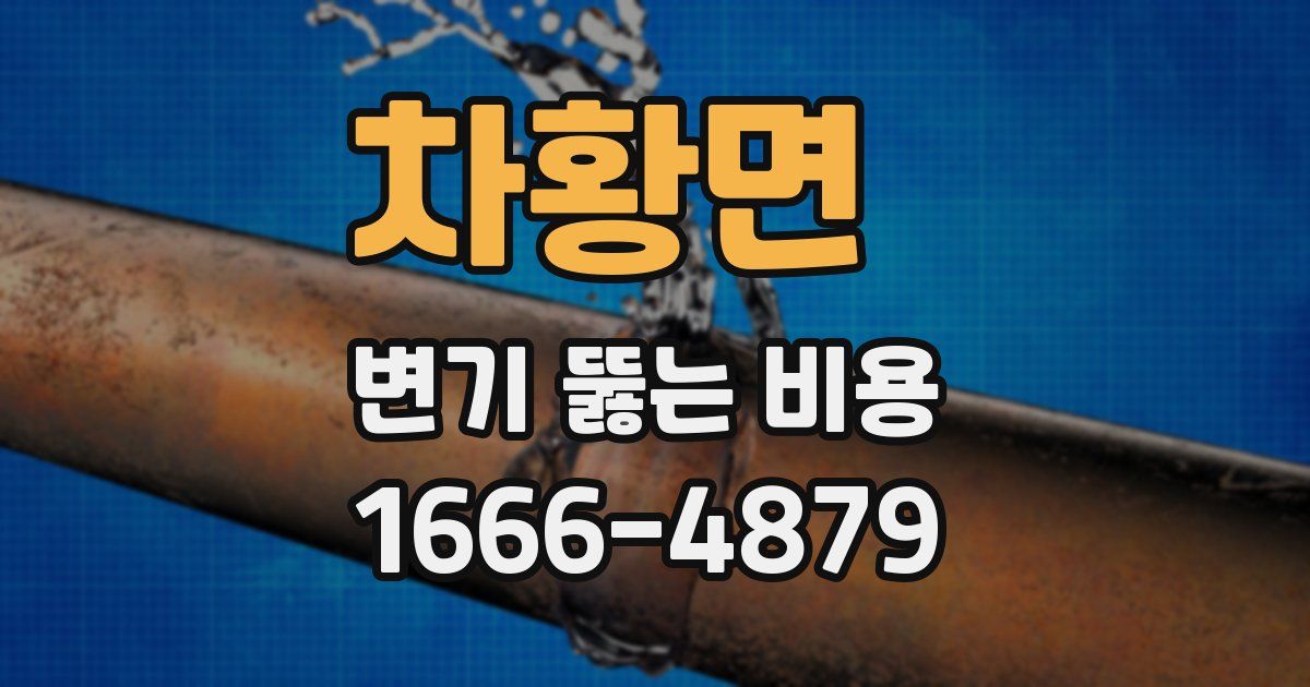 차황면 변기 뚫는 비용