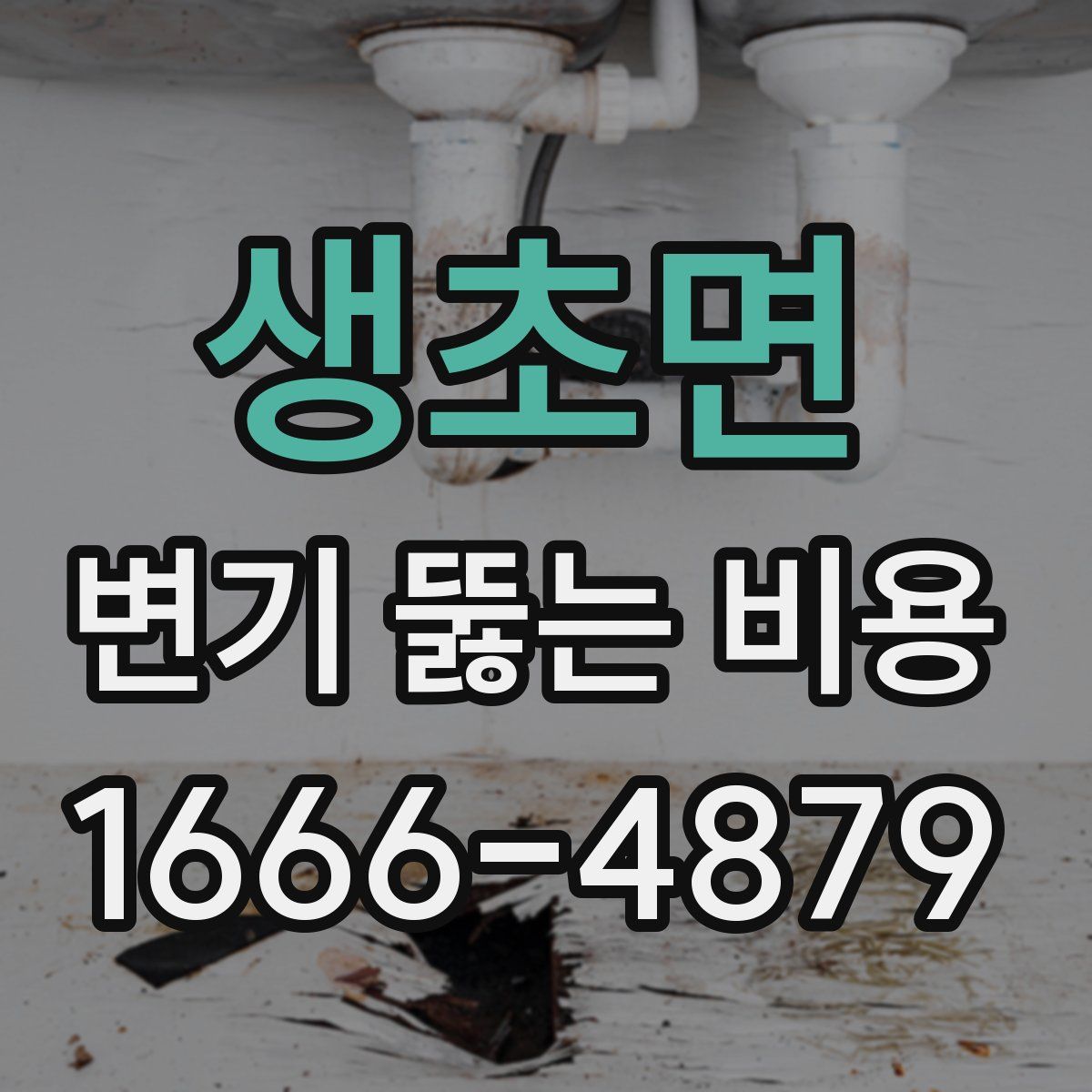 생초면 변기 뚫는 비용