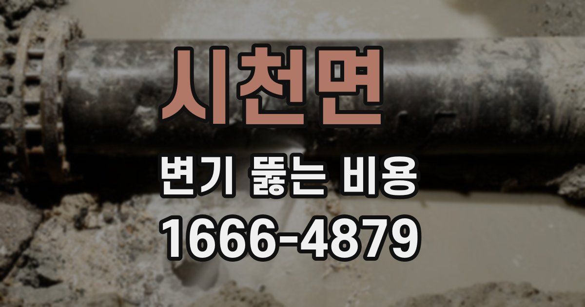 시천면 변기 뚫는 비용
