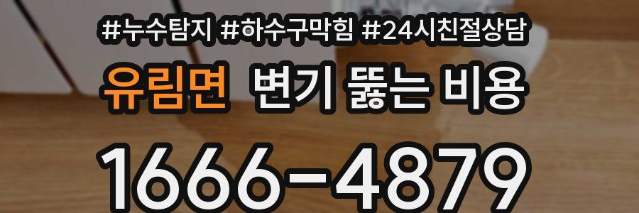 유림면 변기 뚫는 비용