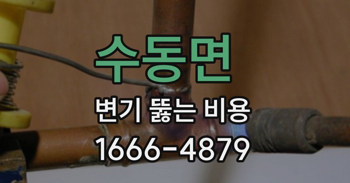 수동면 변기 뚫는 비용