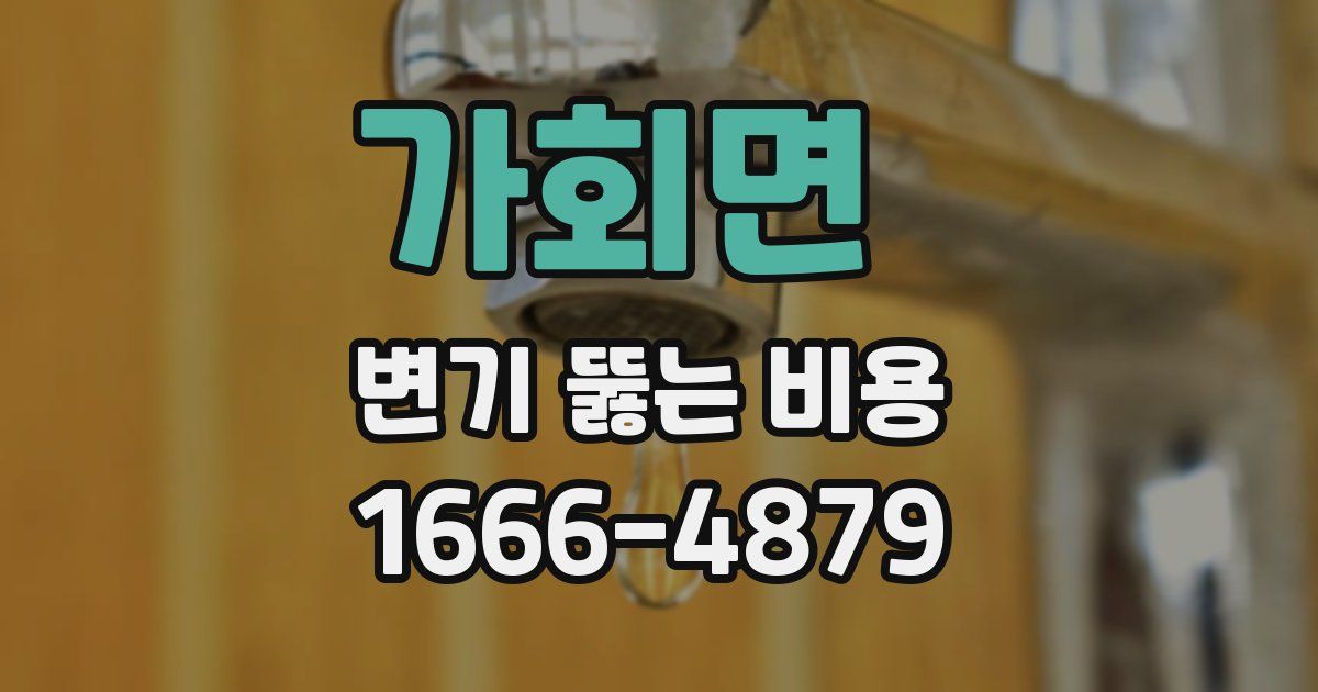 가회면 변기 뚫는 비용