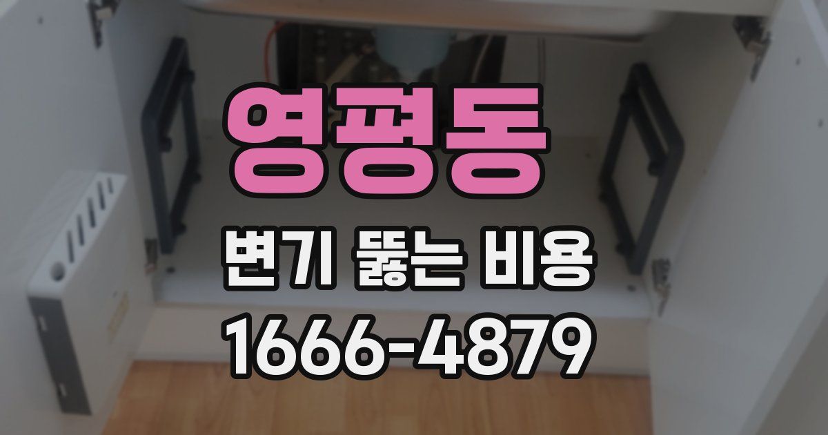 영평동 변기 뚫는 비용