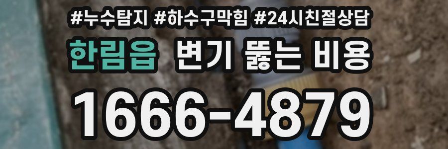 한림읍 변기 뚫는 비용