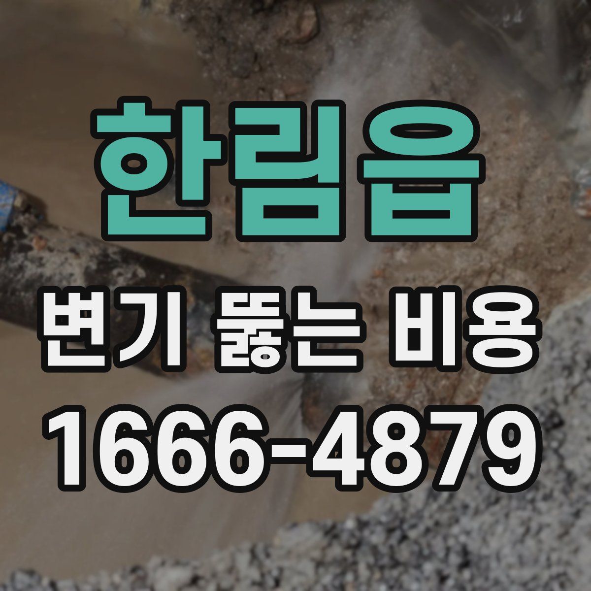 한림읍 변기 뚫는 비용
