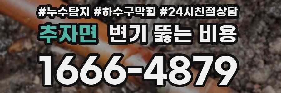 추자면 변기 뚫는 비용