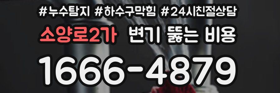 소양로2가 변기 뚫는 비용