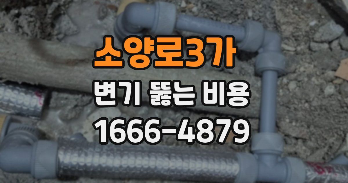 소양로3가 변기 뚫는 비용
