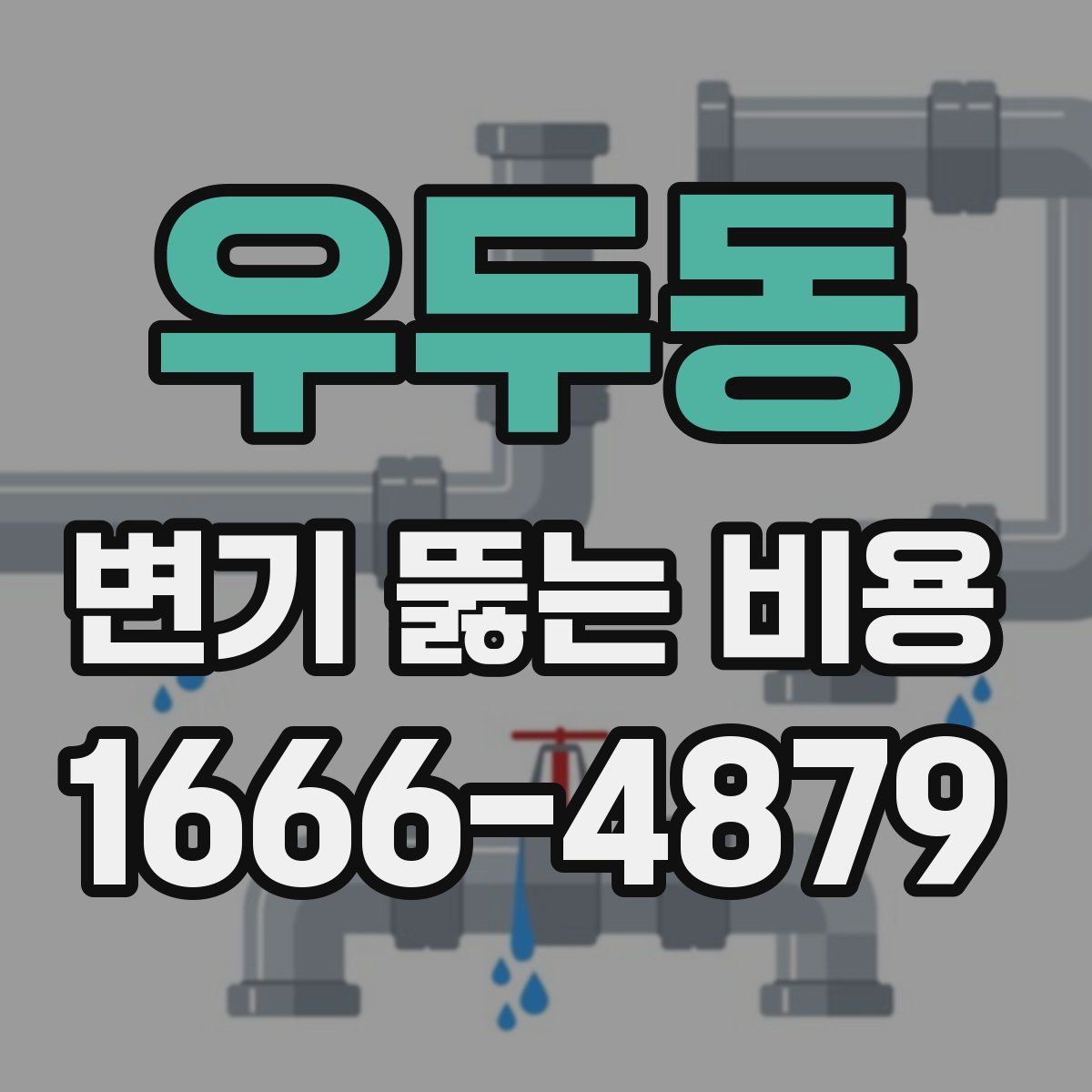 우두동 변기 뚫는 비용
