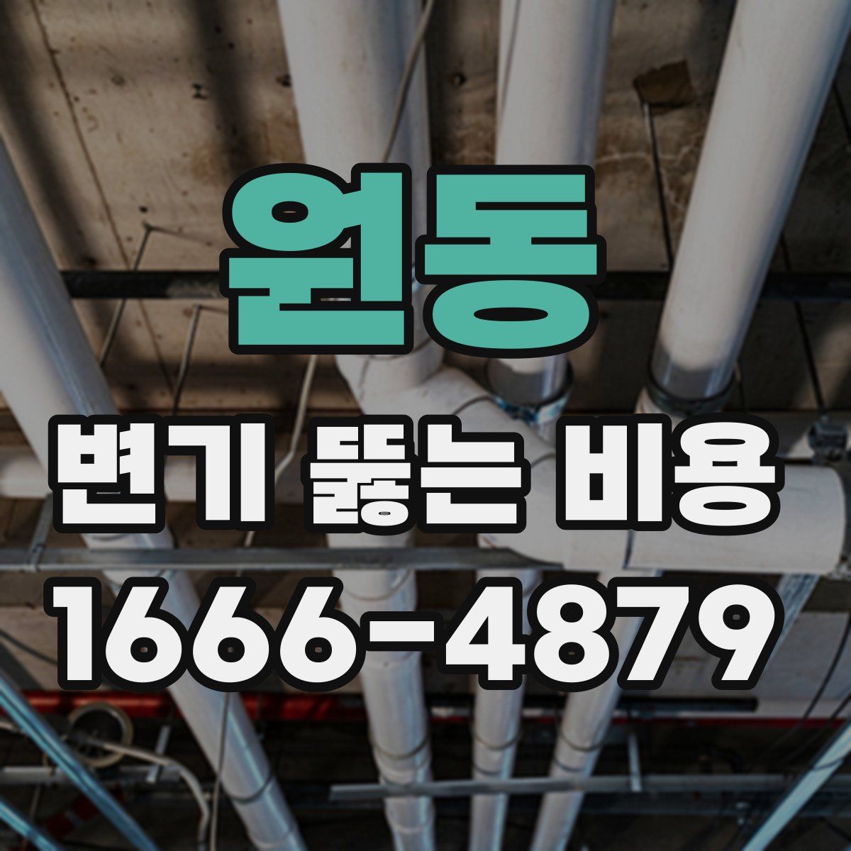원동 변기 뚫는 비용