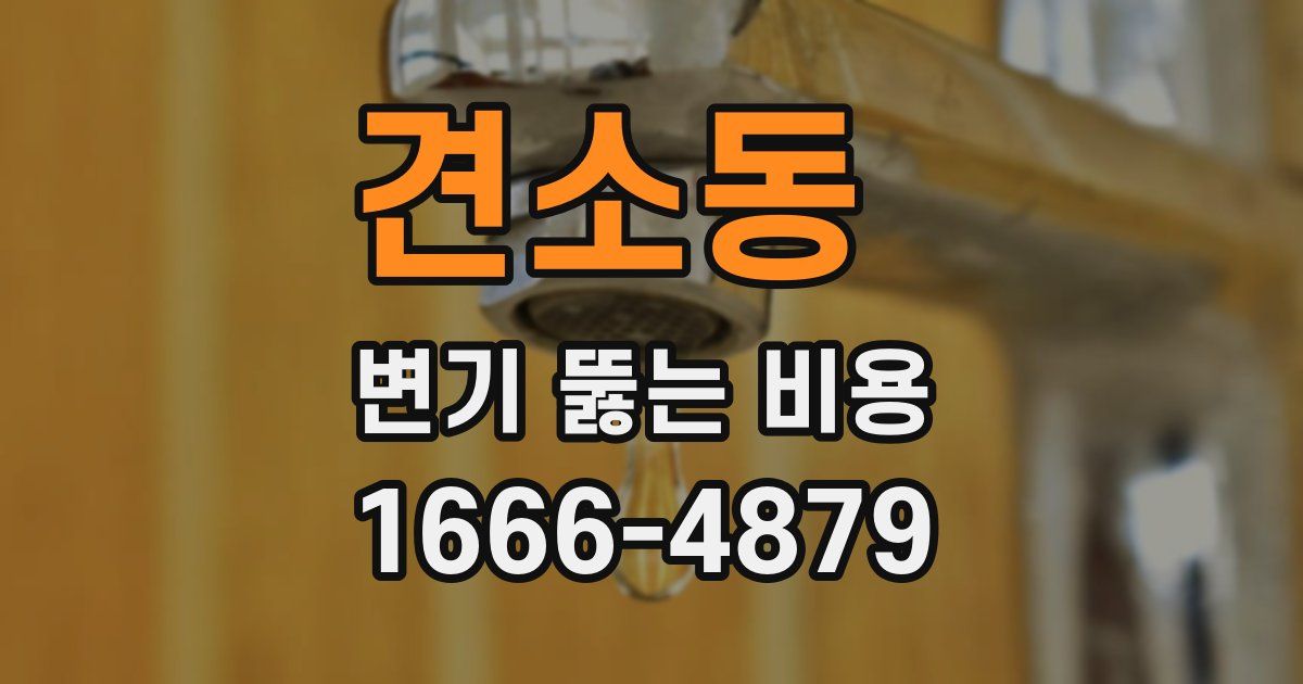 견소동 변기 뚫는 비용