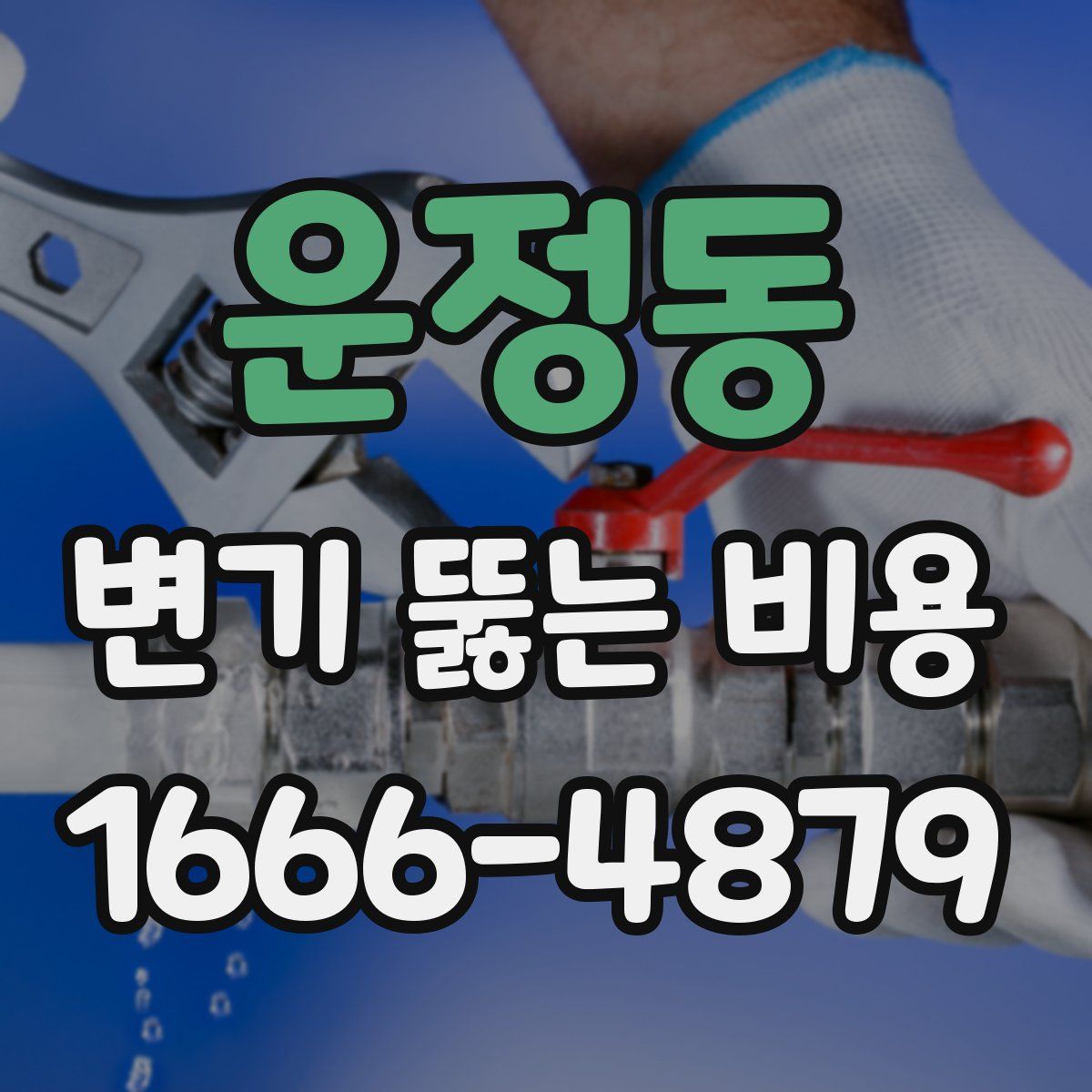 운정동 변기 뚫는 비용