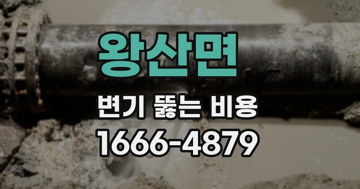 왕산면 변기 뚫는 비용