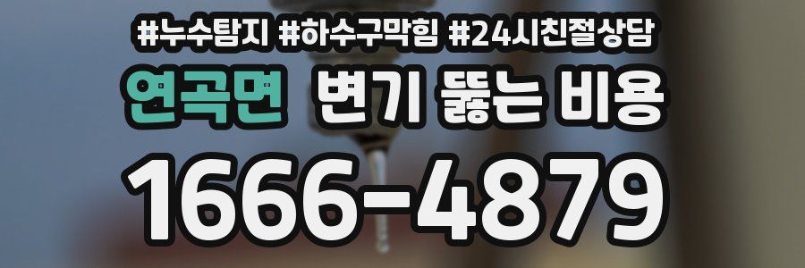 연곡면 변기 뚫는 비용