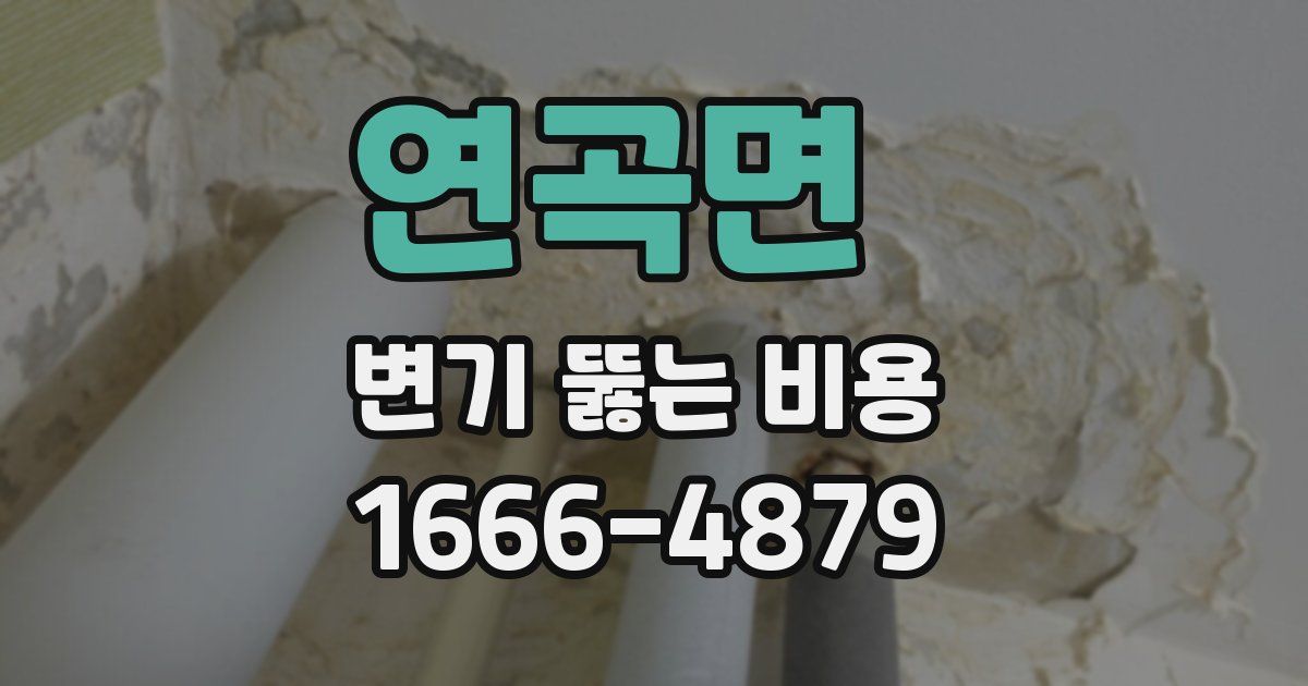연곡면 변기 뚫는 비용