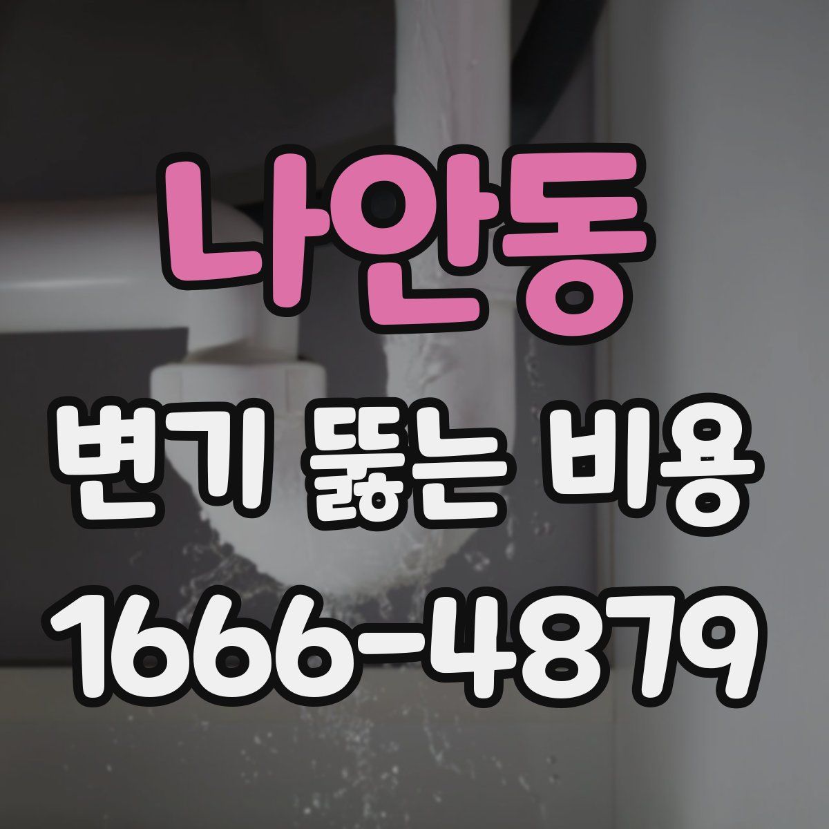 나안동 변기 뚫는 비용