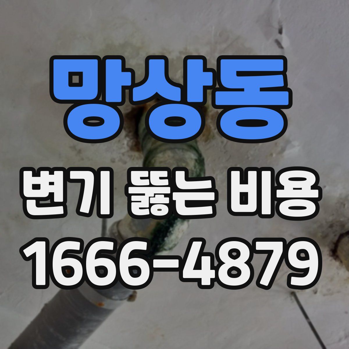 망상동 변기 뚫는 비용