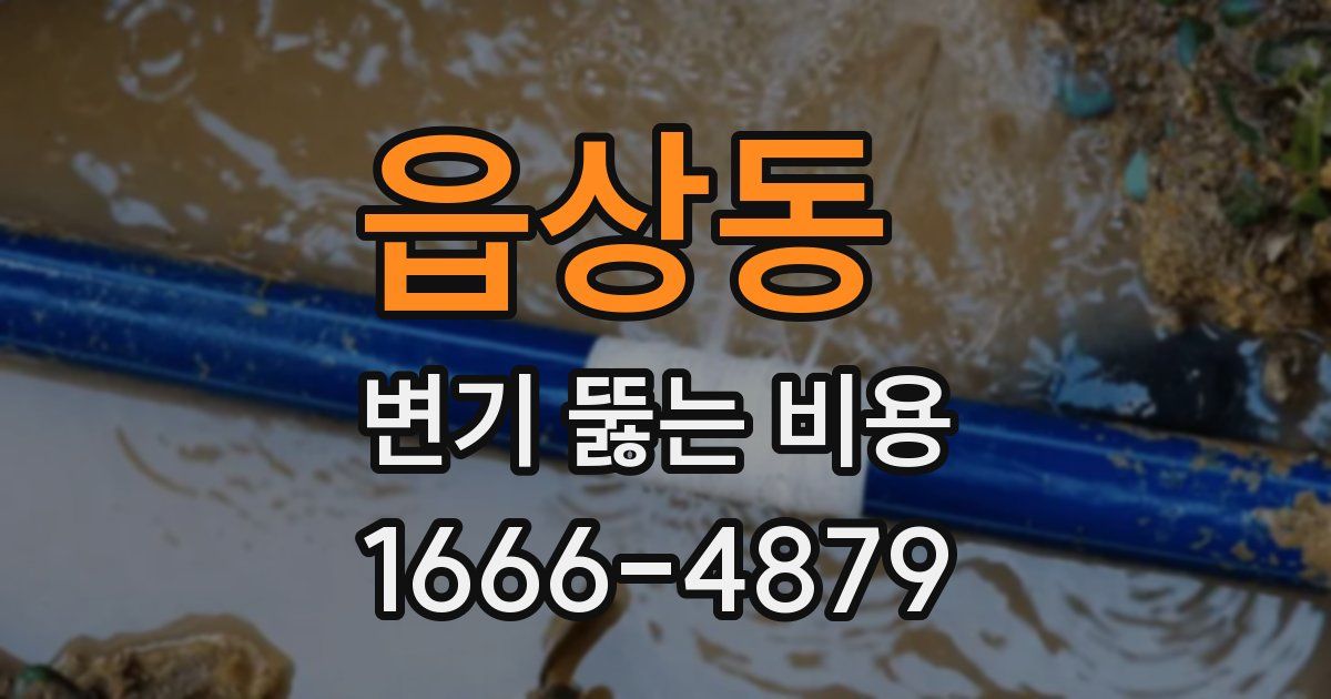읍상동 변기 뚫는 비용