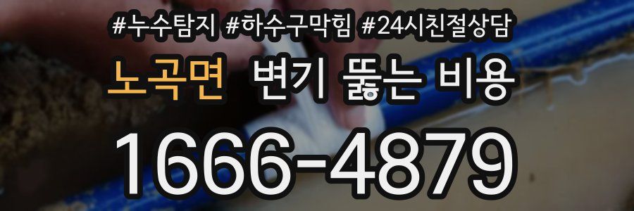 노곡면 변기 뚫는 비용
