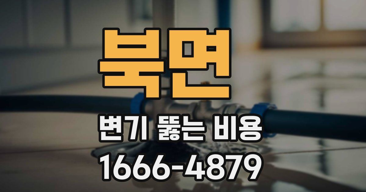 북면 변기 뚫는 비용