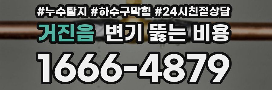 거진읍 변기 뚫는 비용