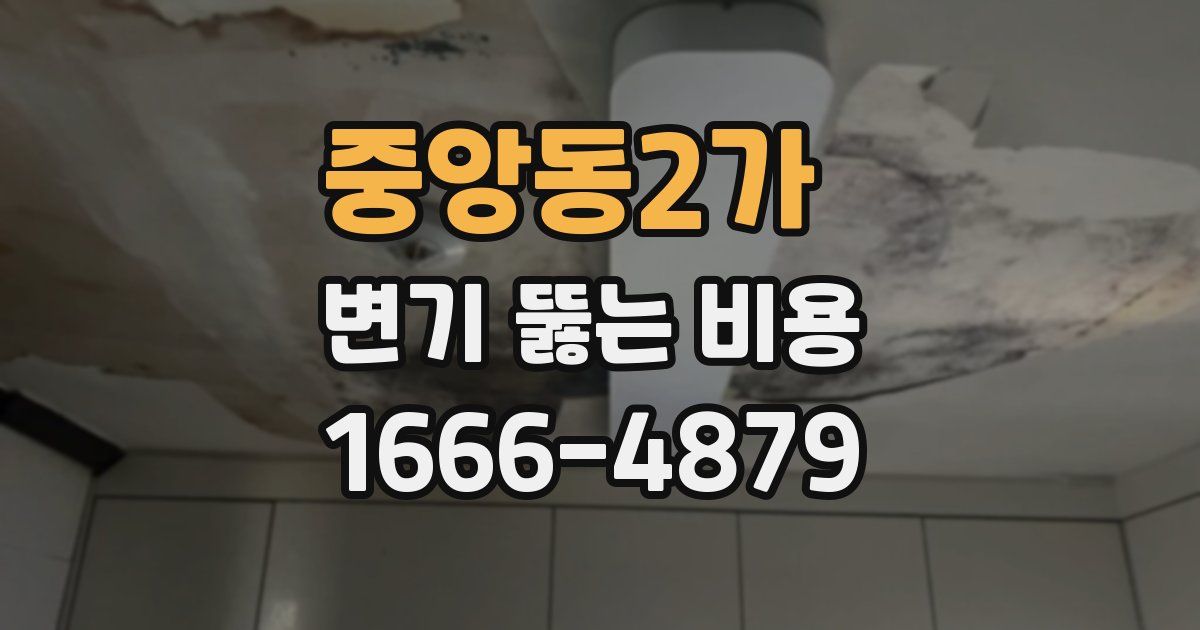 중앙동2가 변기 뚫는 비용