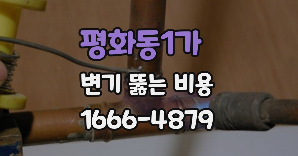 평화동1가 변기 뚫는 비용