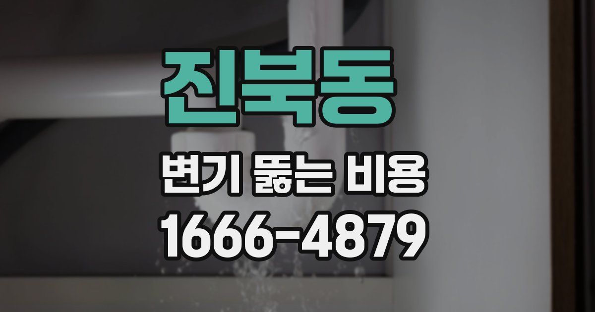 진북동 변기 뚫는 비용
