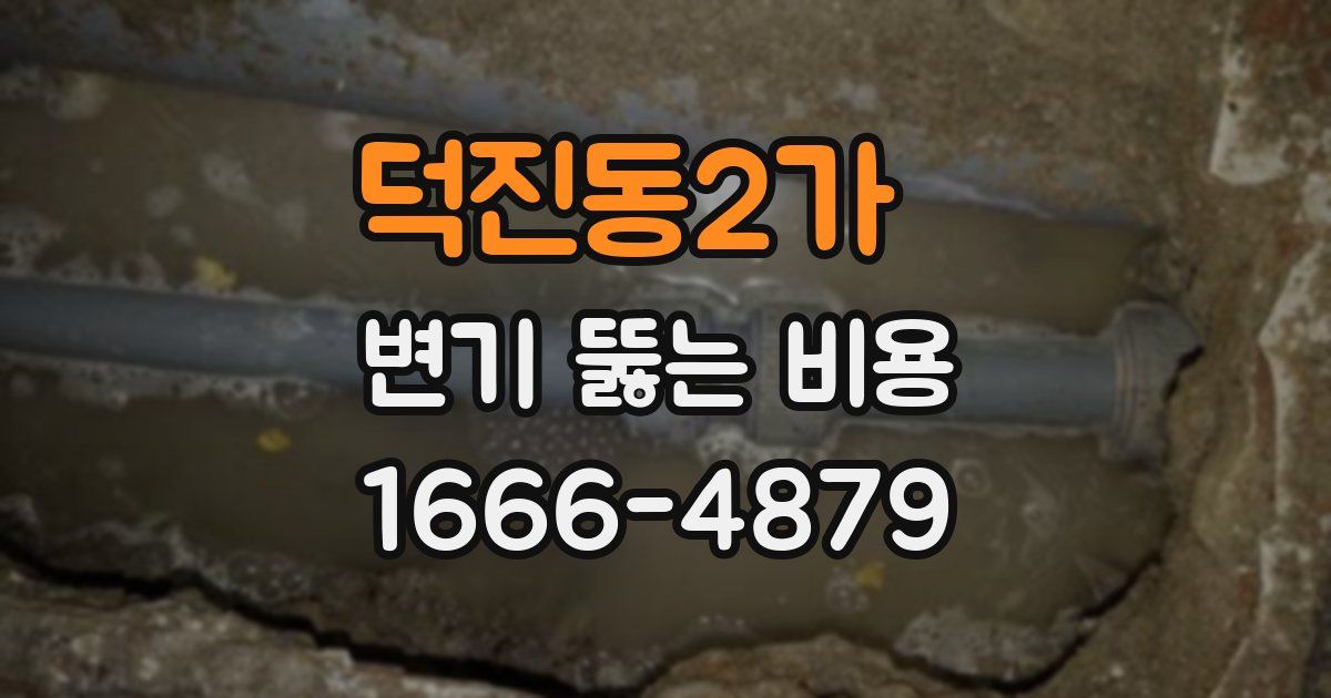 덕진동2가 변기 뚫는 비용