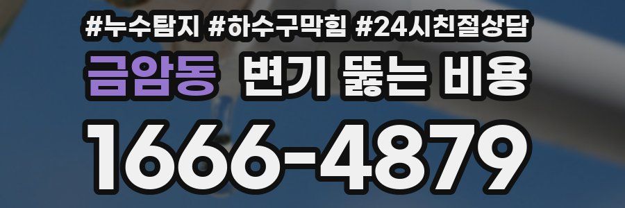 금암동 변기 뚫는 비용