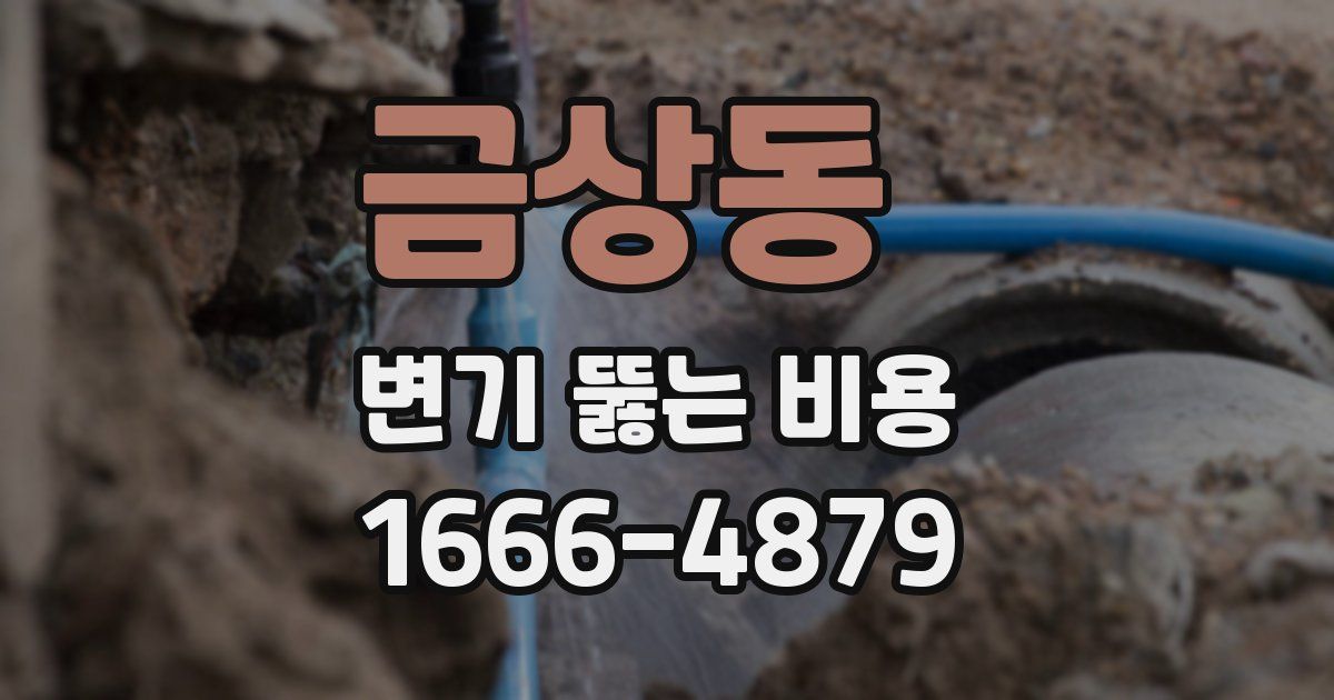 금상동 변기 뚫는 비용