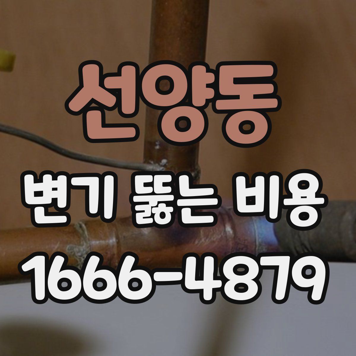 선양동 변기 뚫는 비용