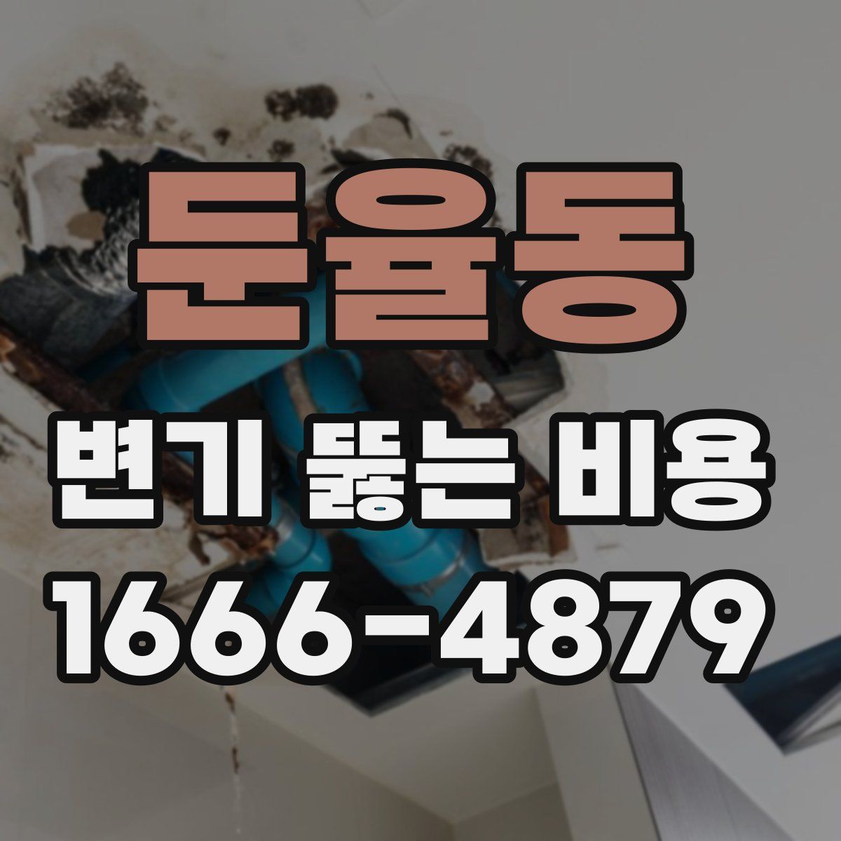 둔율동 변기 뚫는 비용