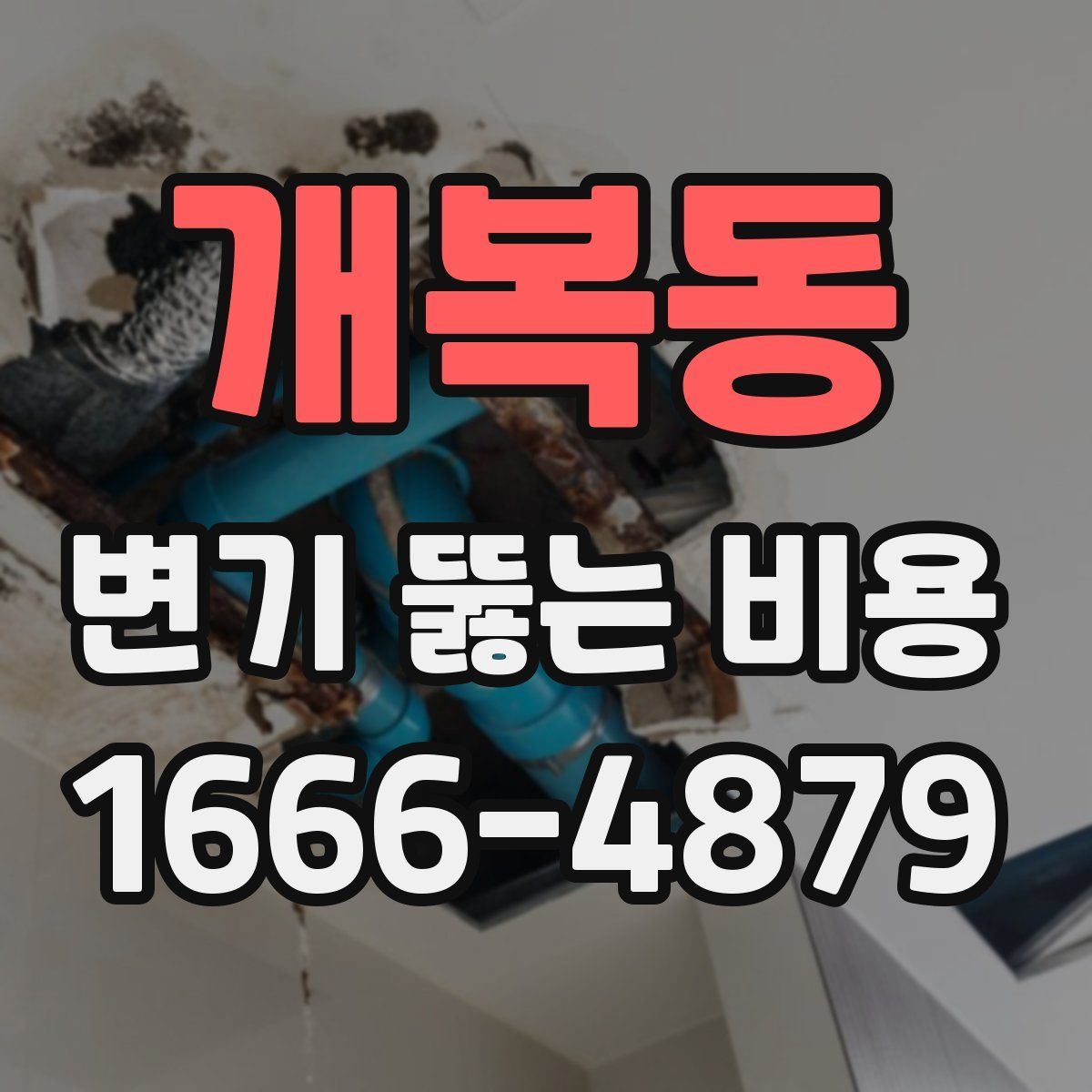 개복동 변기 뚫는 비용