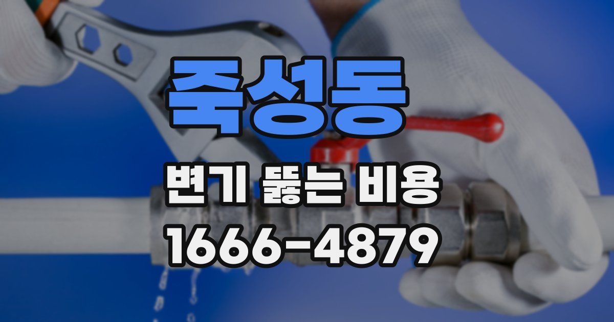 죽성동 변기 뚫는 비용