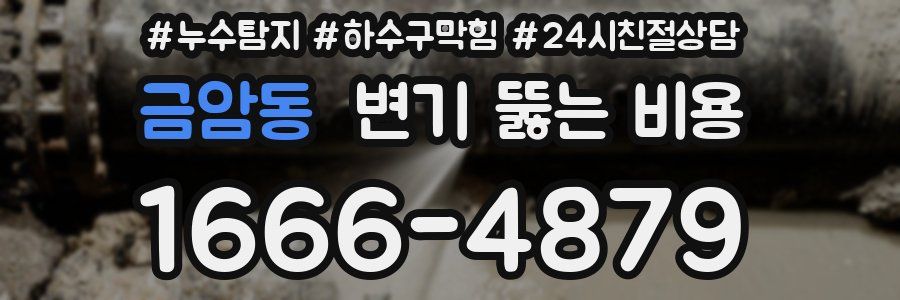 금암동 변기 뚫는 비용