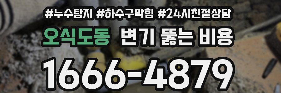 오식도동 변기 뚫는 비용