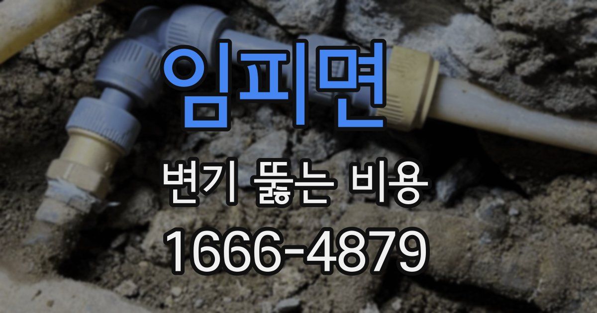 임피면 변기 뚫는 비용