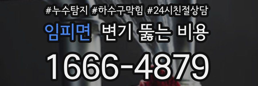 임피면 변기 뚫는 비용