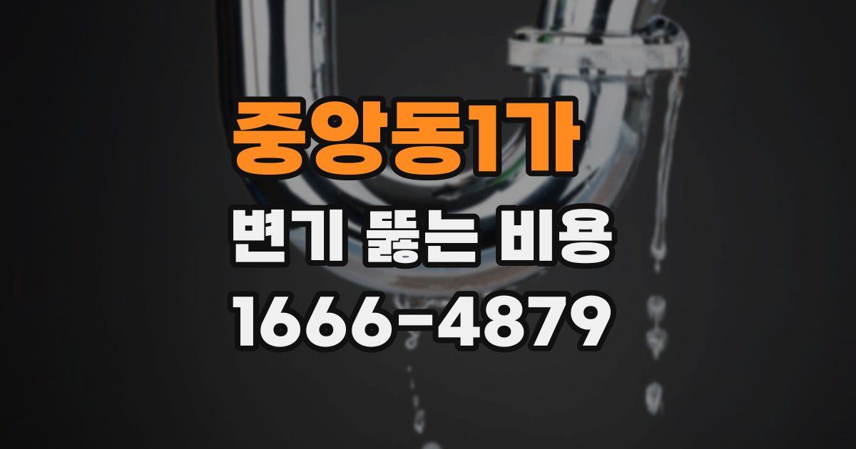 중앙동1가 변기 뚫는 비용