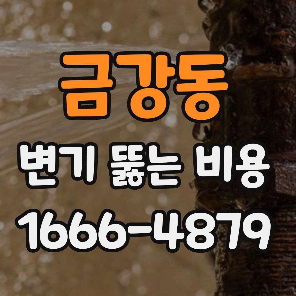 금강동 변기 뚫는 비용