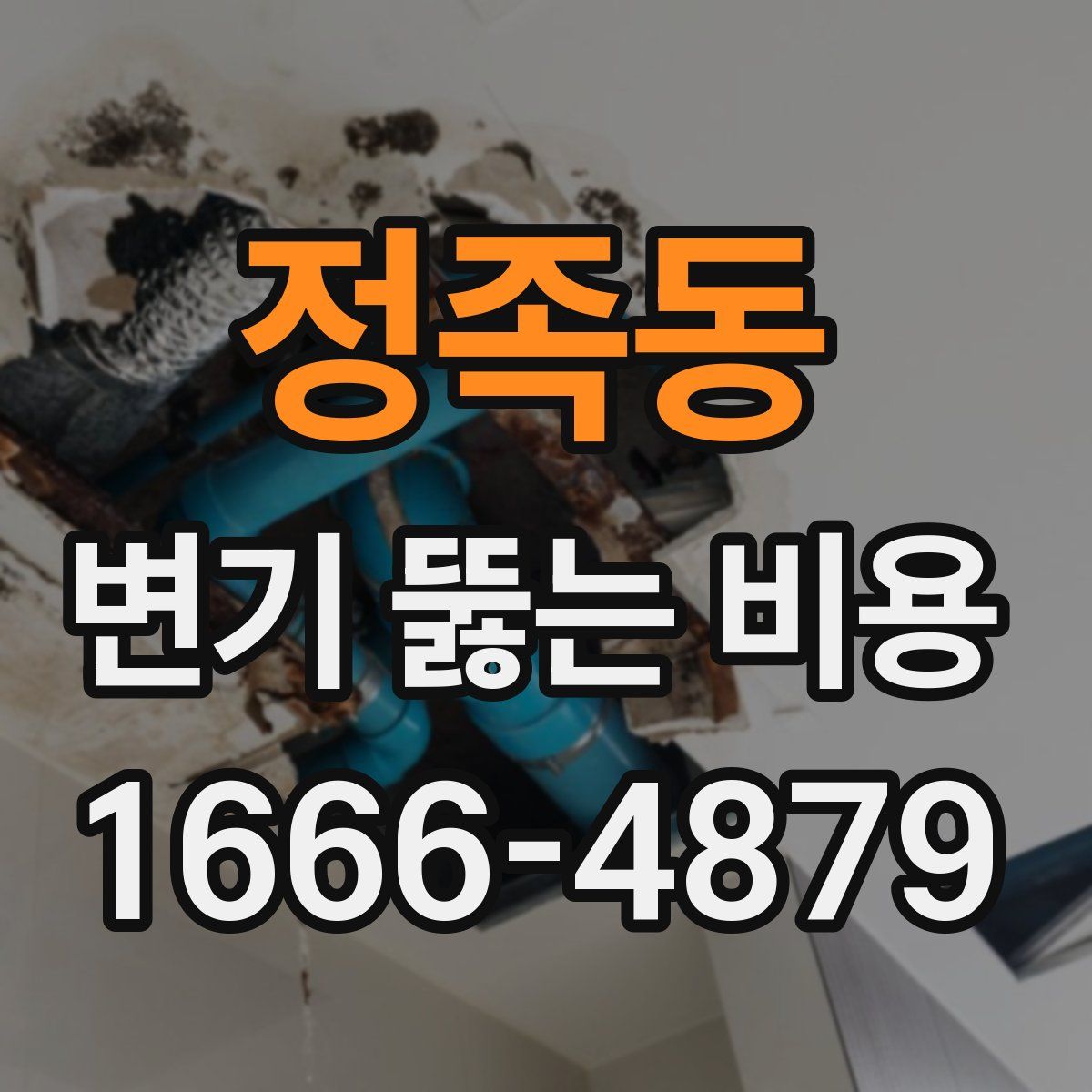 정족동 변기 뚫는 비용