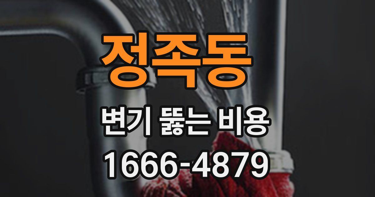 정족동 변기 뚫는 비용