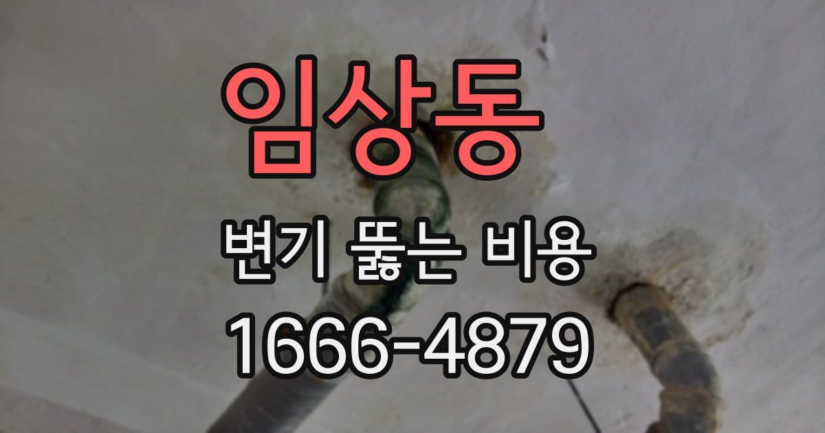 임상동 변기 뚫는 비용