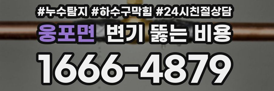 웅포면 변기 뚫는 비용