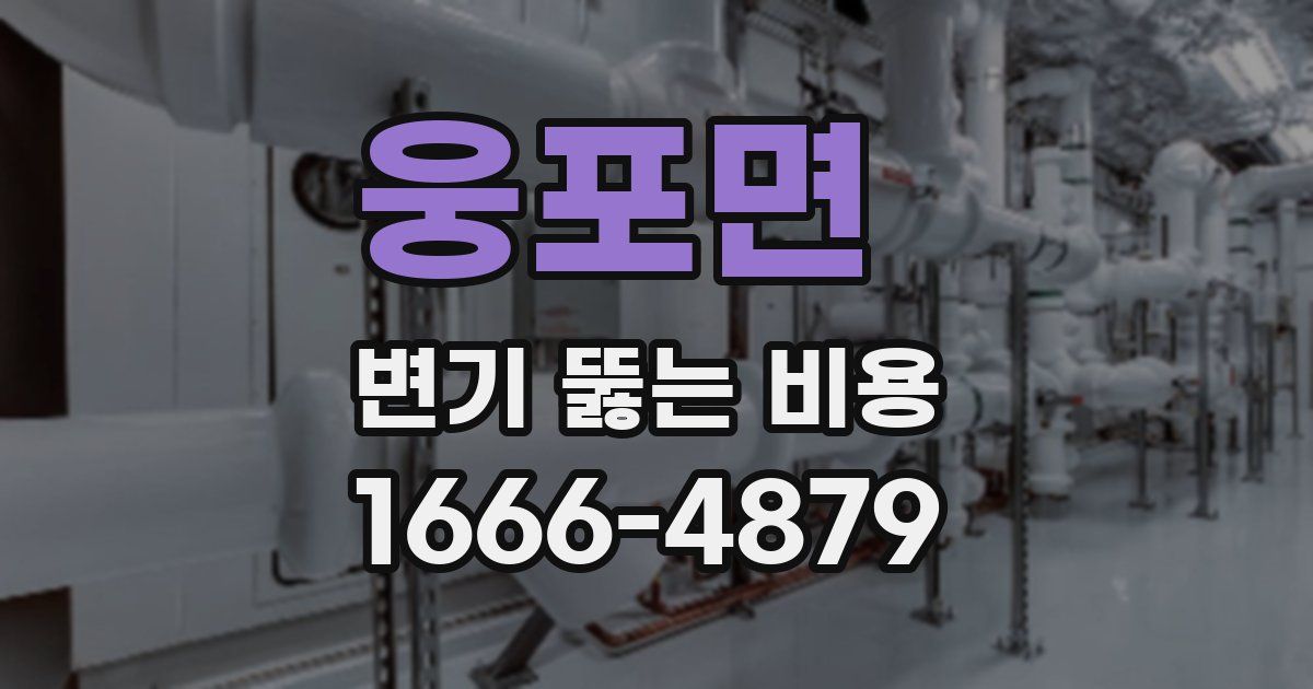 웅포면 변기 뚫는 비용