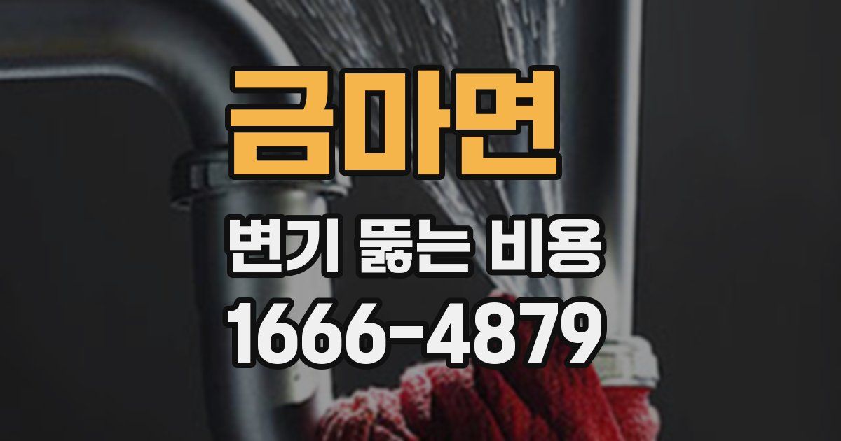 금마면 변기 뚫는 비용
